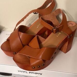 Madden Girl Tan Platform Sandals